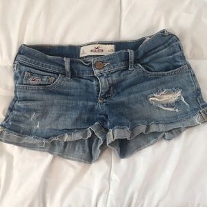 Denim Distressed shorts